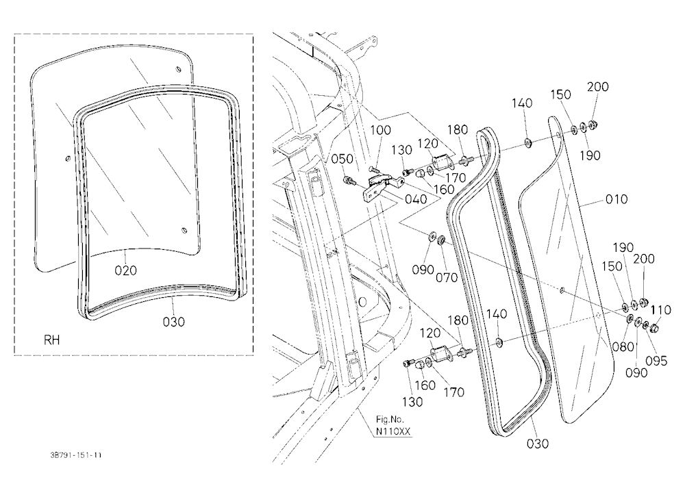 Side Glass [A]