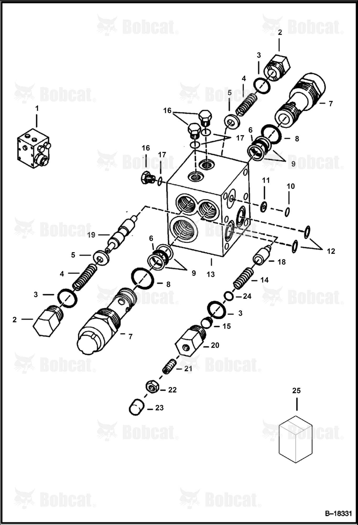 Motor Manifold Valve (Motor Model 23-4501AA-JFBJ)