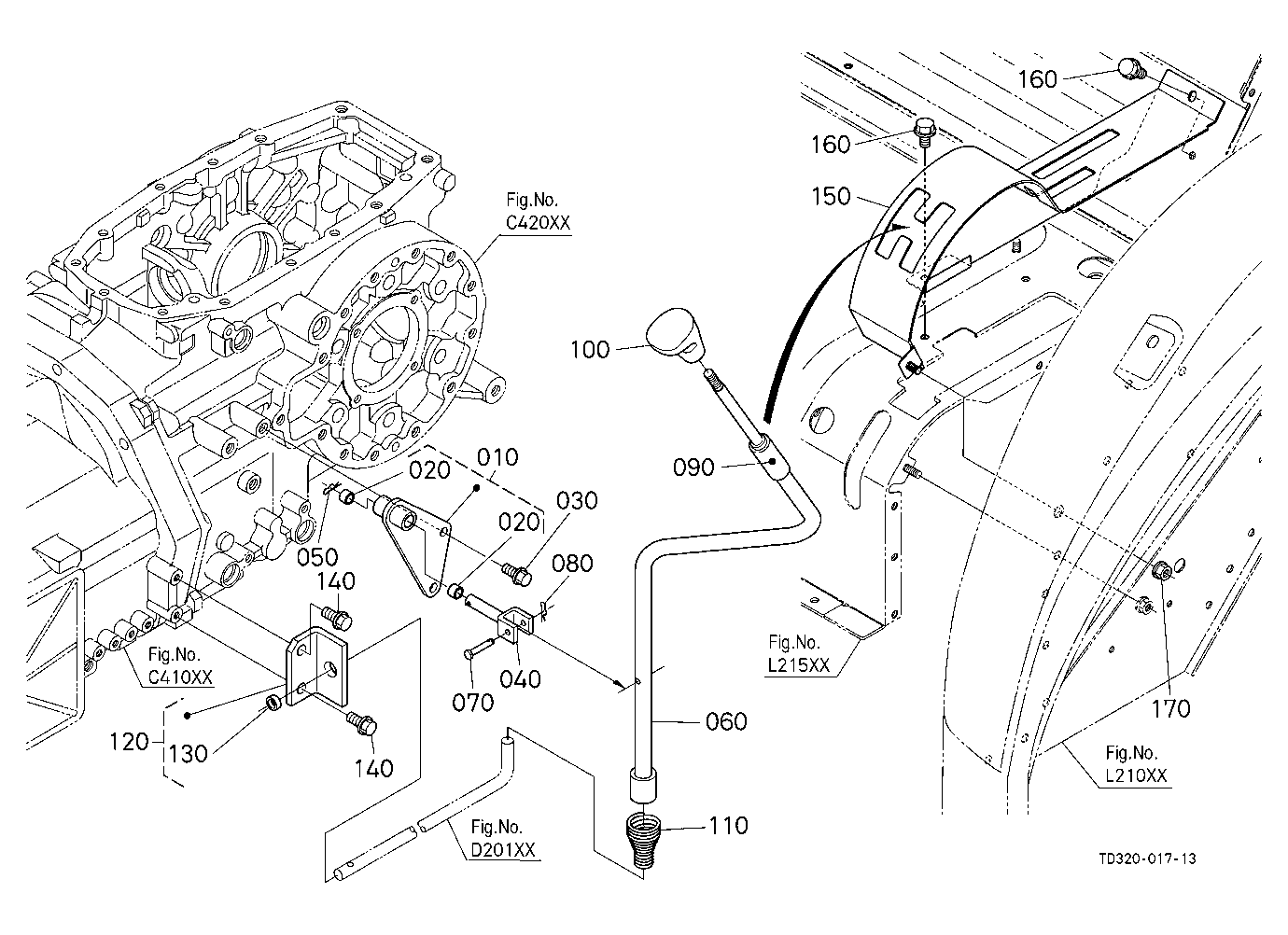 Main Gear Shift Lever