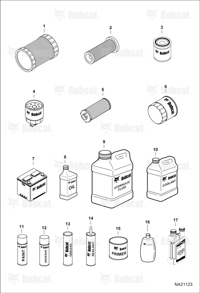 Maintenance Items (Service Parts)