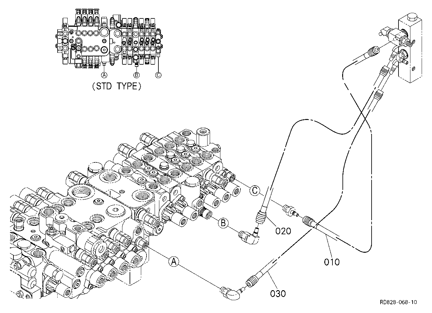 Oil Piping (Pilot Port)