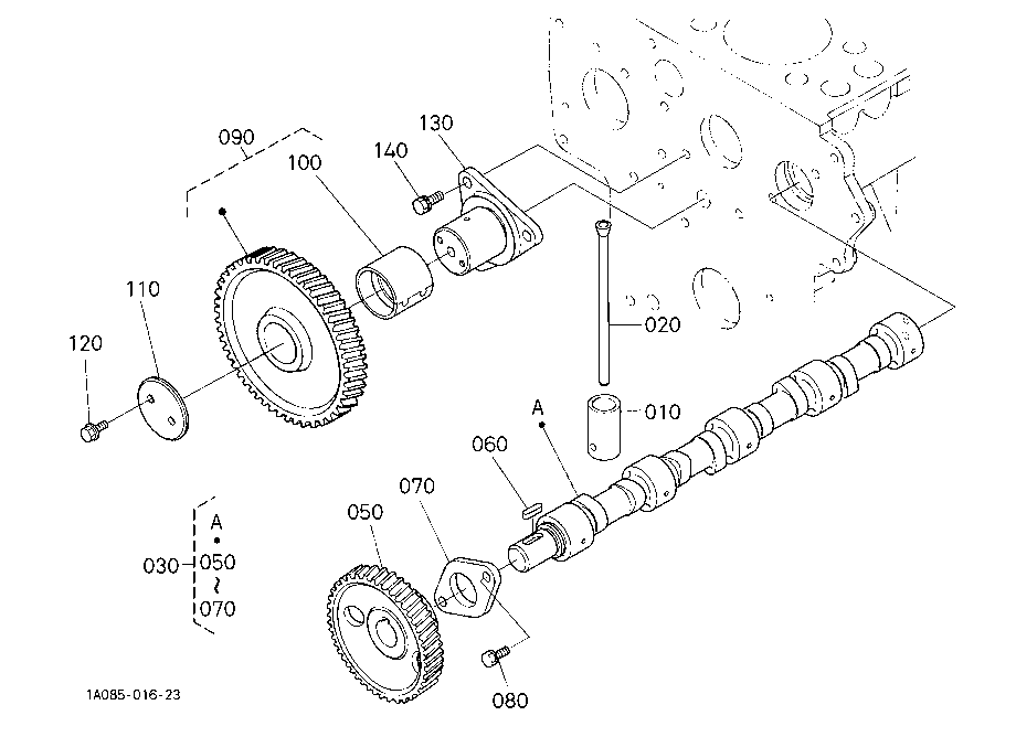Camshaft And Idle Gear Shaft