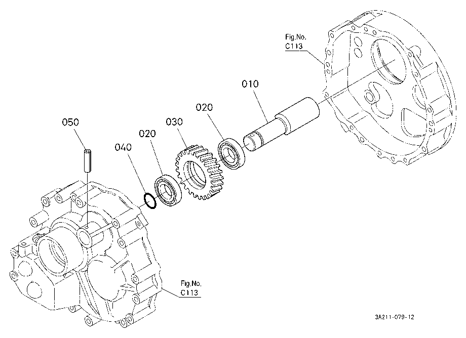 Back Idle Shaft