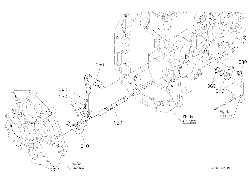Range Gear Shift Fork