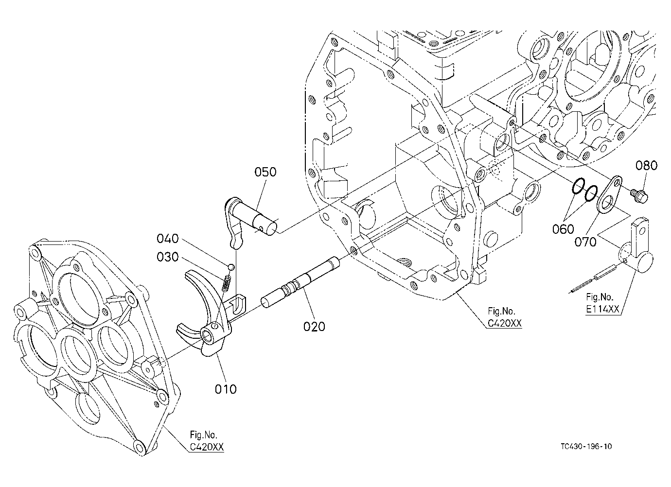 Range Gear Shift Fork