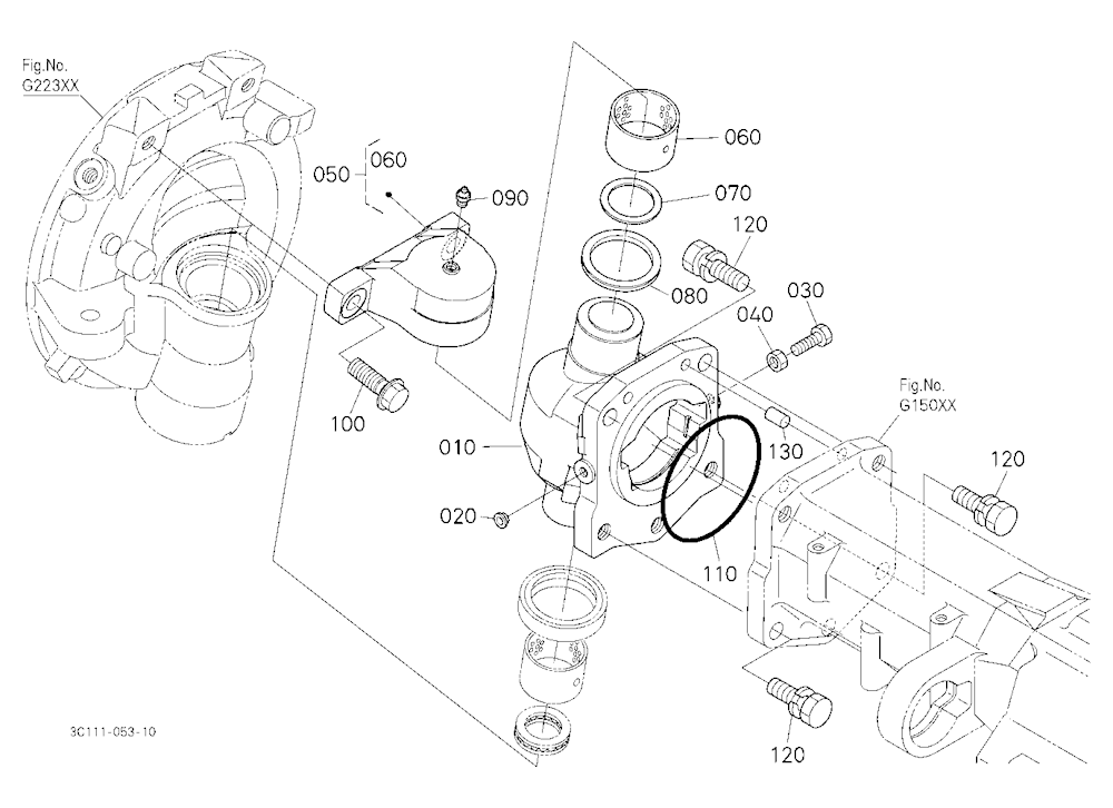 Bevel Gear Case Rh