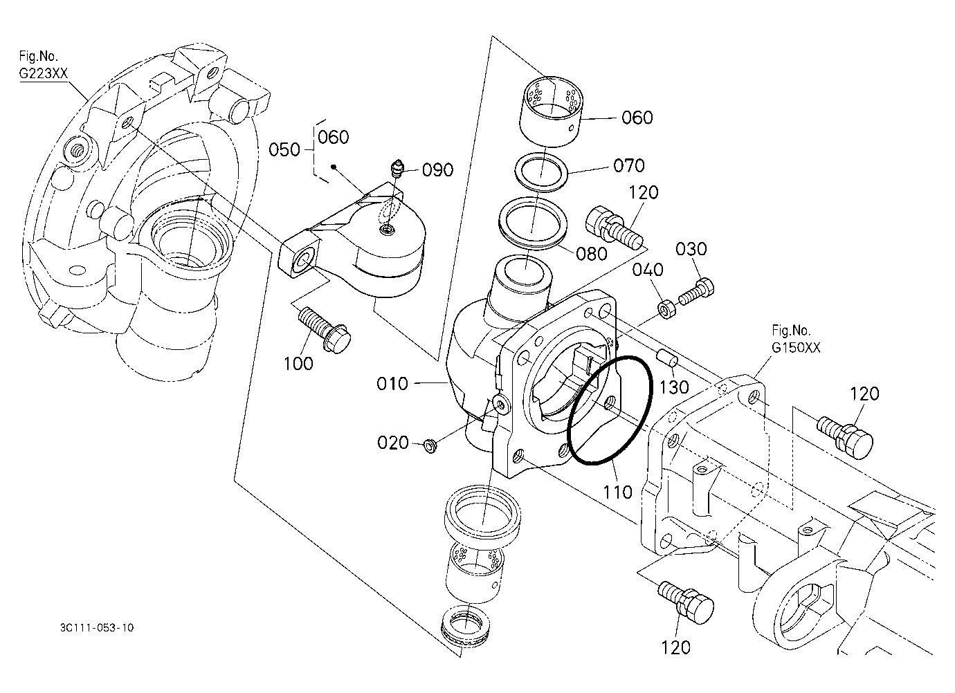 Bevel Gear Case Rh