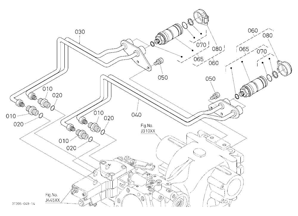 Auxiliary Control Valve Pipe [New]