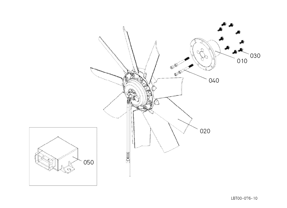 Fan and Hub - Cleanfix