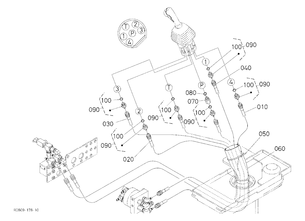 Oil Piping(Control Lh)