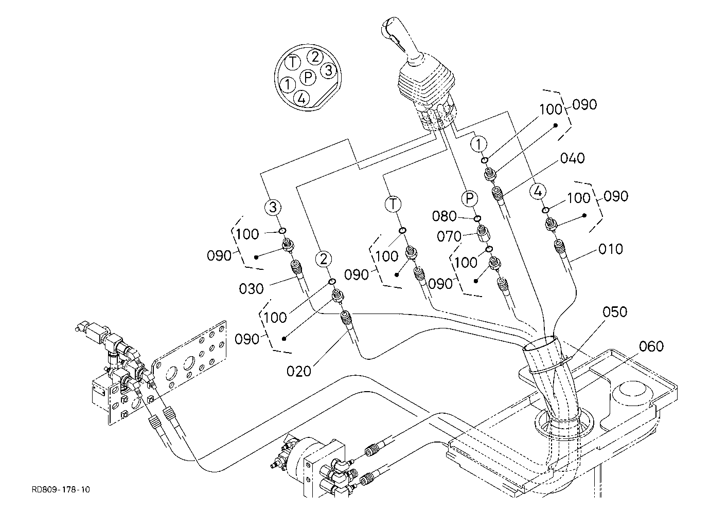 Oil Piping(Control Lh)
