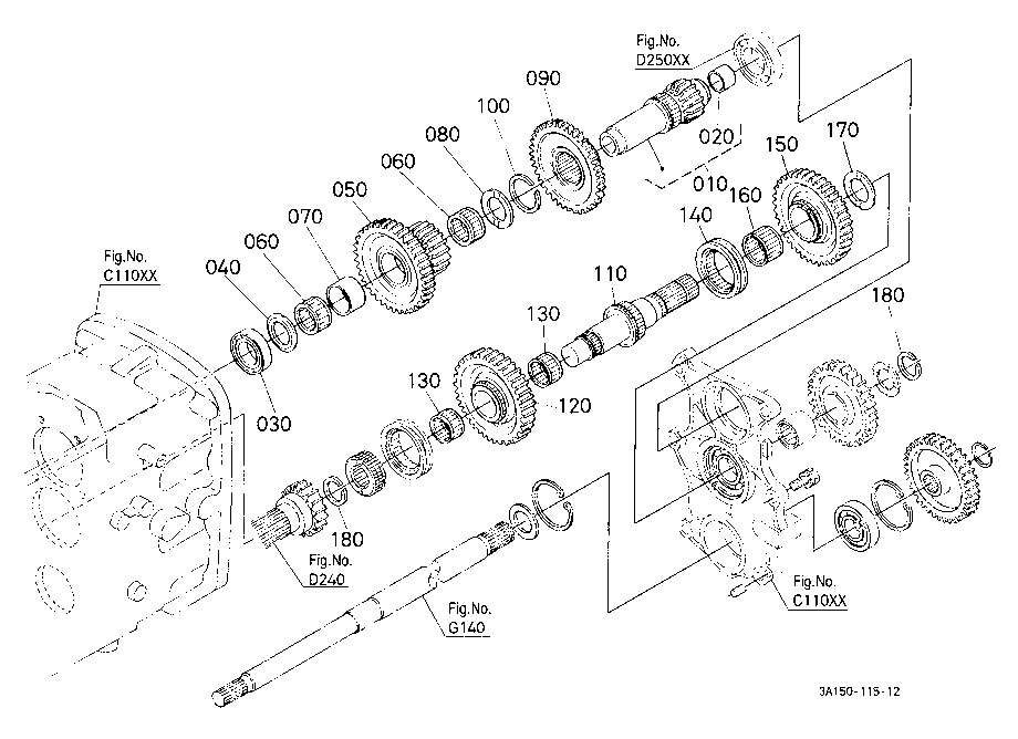 Creep Speed Kit (Gear/Shaft) [A] [Option]