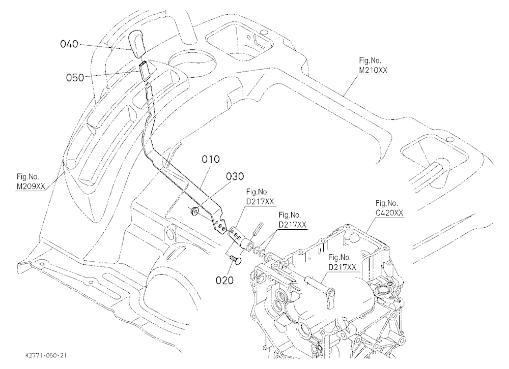 Range Gear Shift Lever