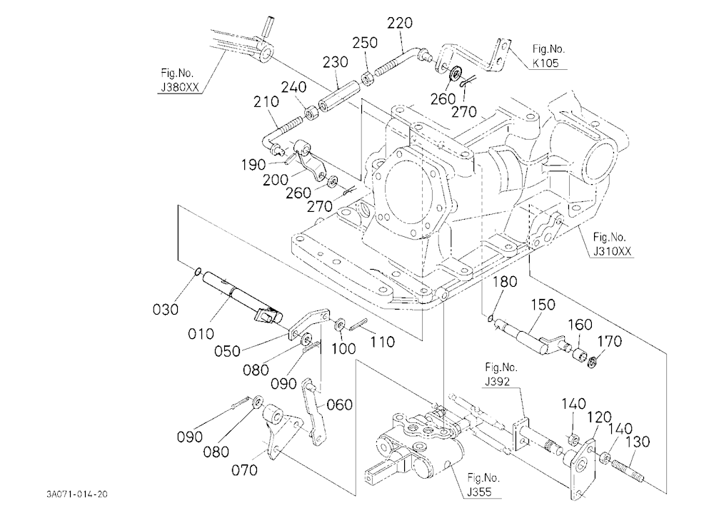 Draft Control Shaft [Rops Type]