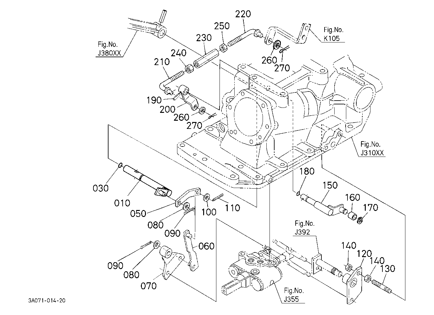 Draft Control Shaft [Rops Type]