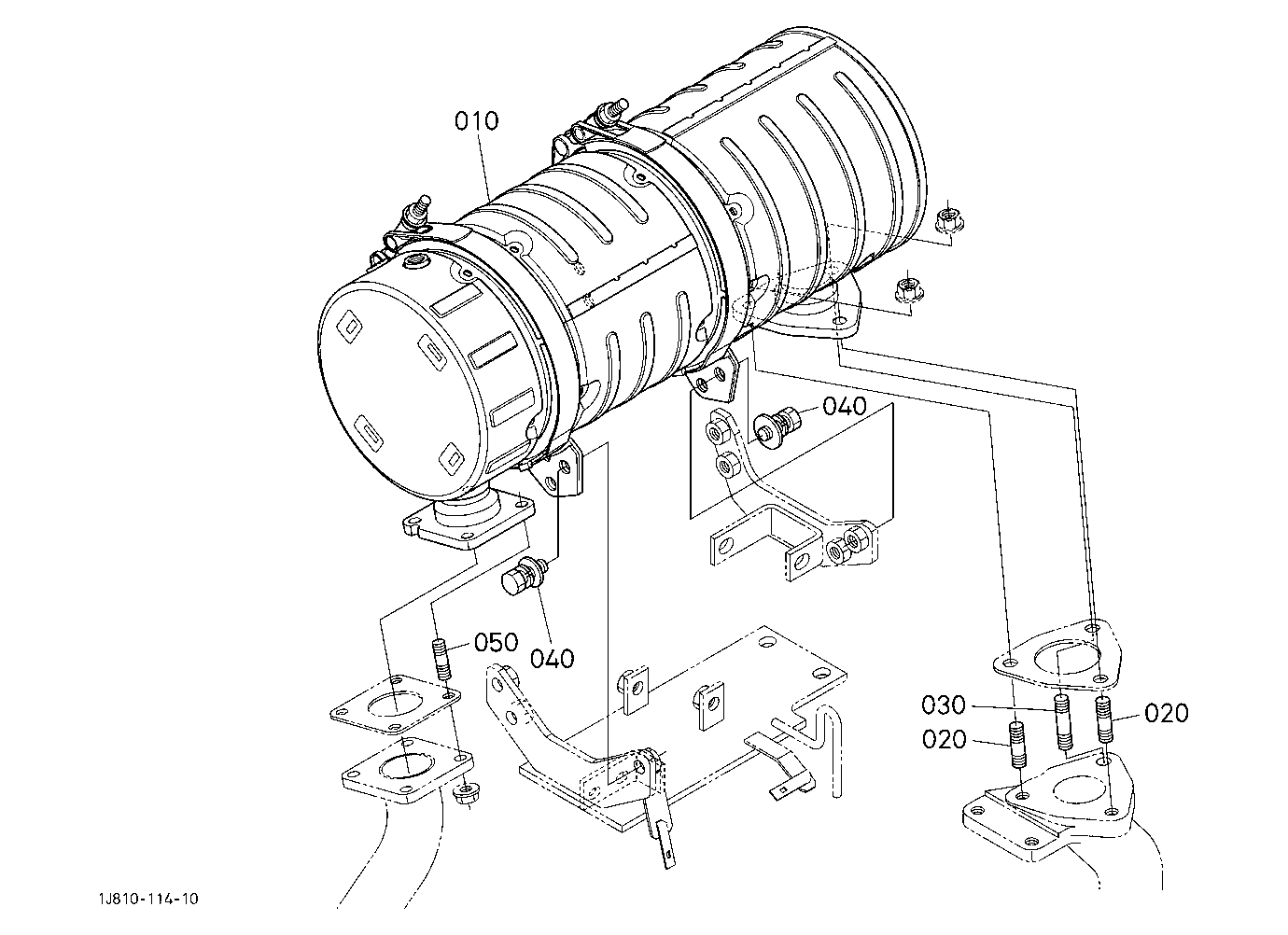 Diesel Particulate Filter Muffler