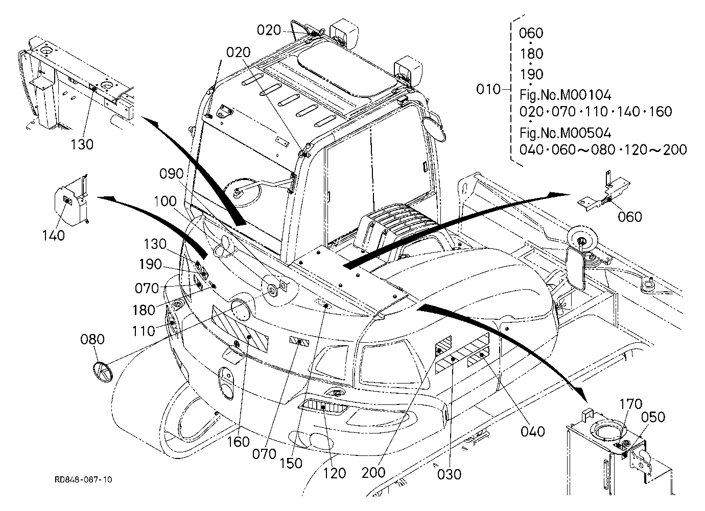 Label (Rear) [Angle Blade Type] [French]
