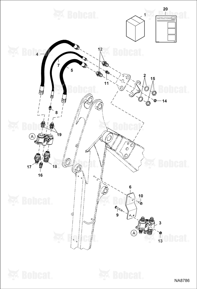 Coupler Block Kit (Standard Arm)