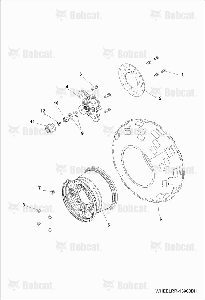 WHEELS, Rear (Black)