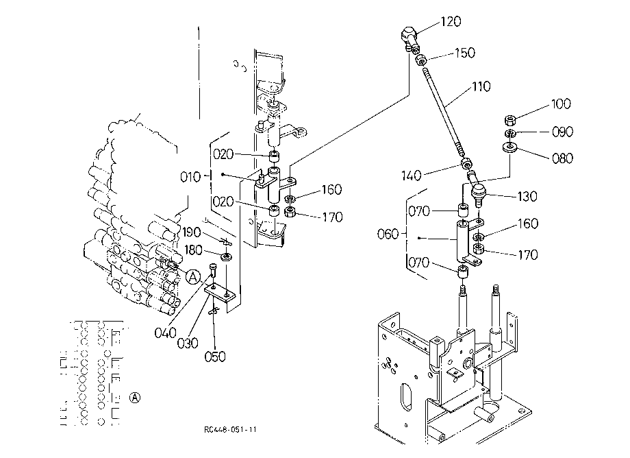Control Lever (Travel Rh 2)