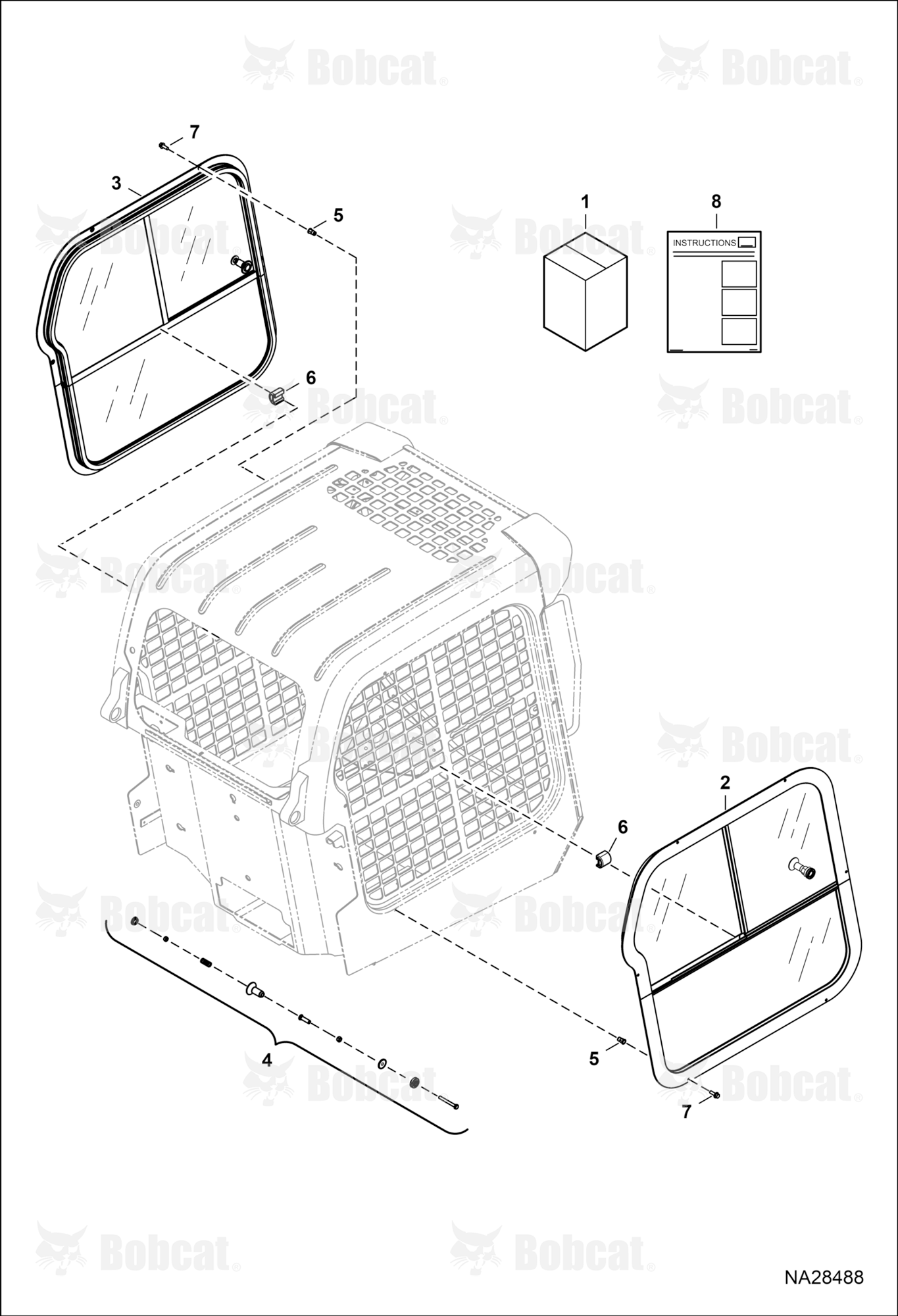 CAB Windows (Widney) (Side) (Glass)