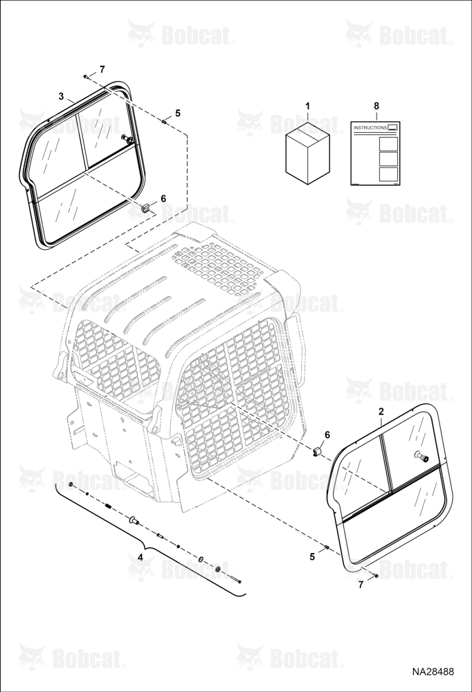 CAB Windows (Widney) (Side) (Glass)