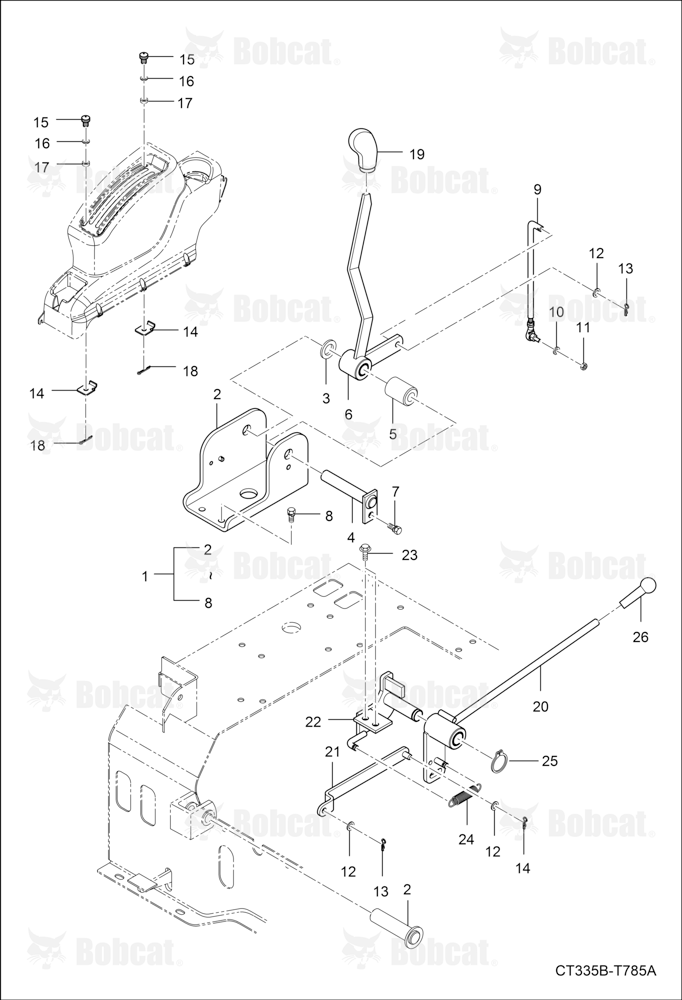 POSITION(DRAFT) Control Lever Group