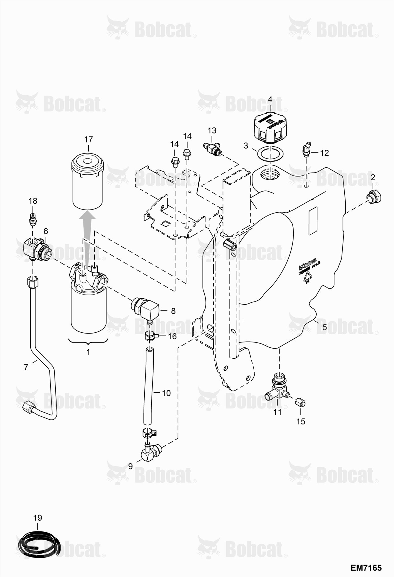 Hydraulic Tank Circuitry  AB4711001 - AB4711452