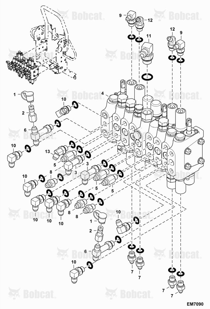 Hydraulic Circuitry (Control Valve Installation)