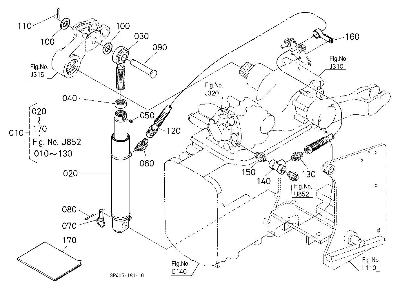 Assist Cylinder Kit Rh [Option]