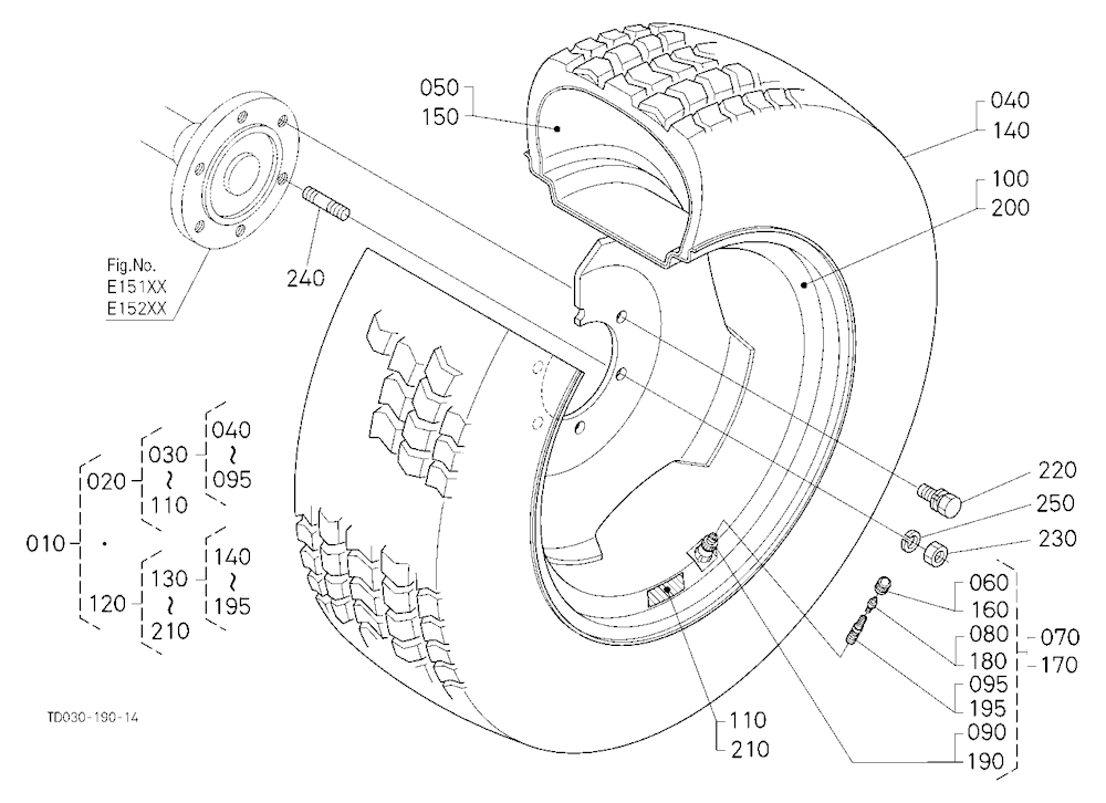 Rear Wheel (355/80-D20)