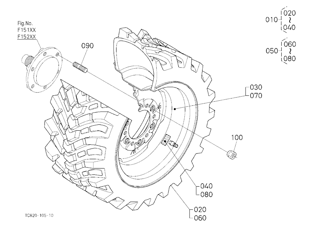 Front Wheel (29*9.50-15)