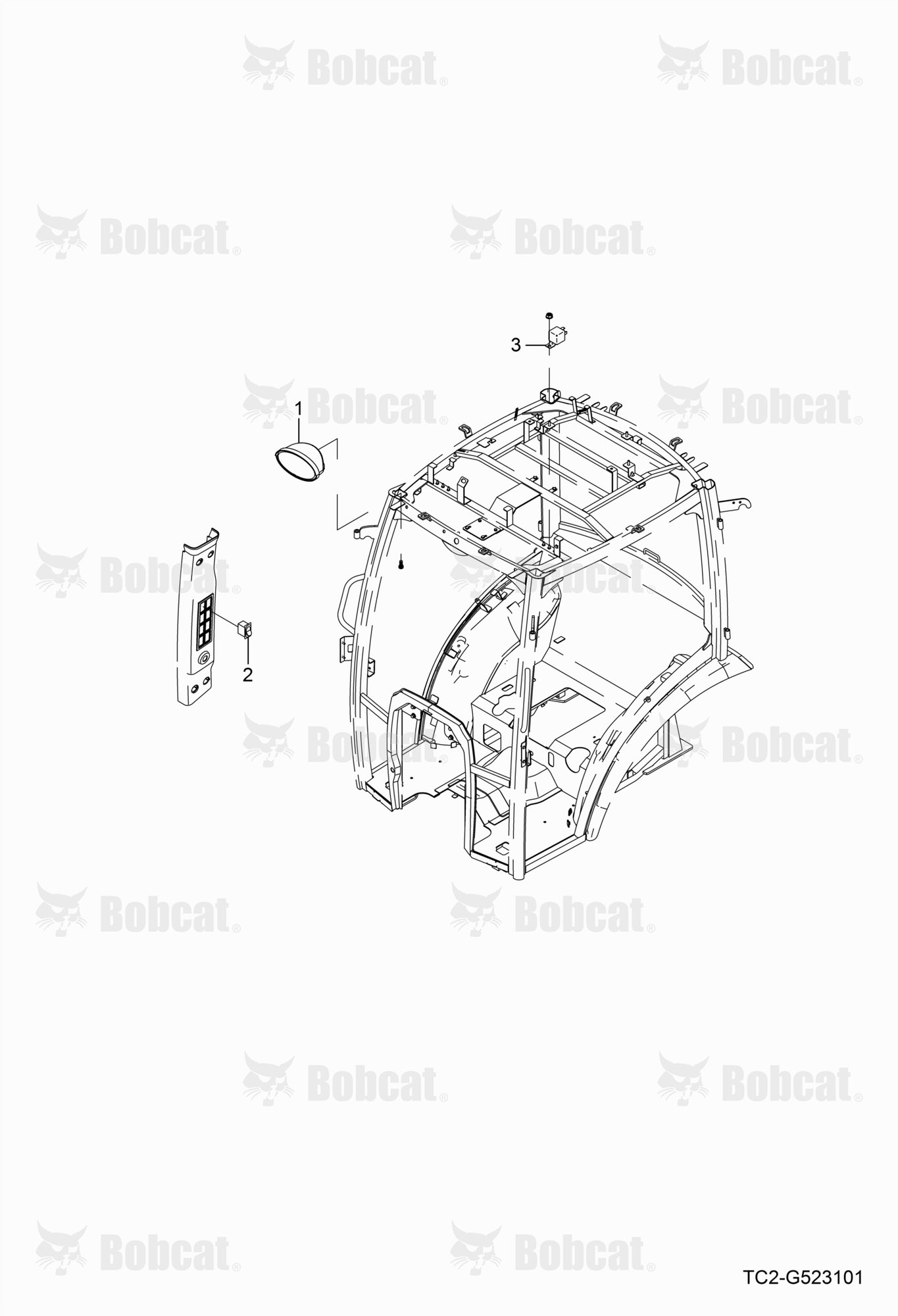 Front Working Lamp Group