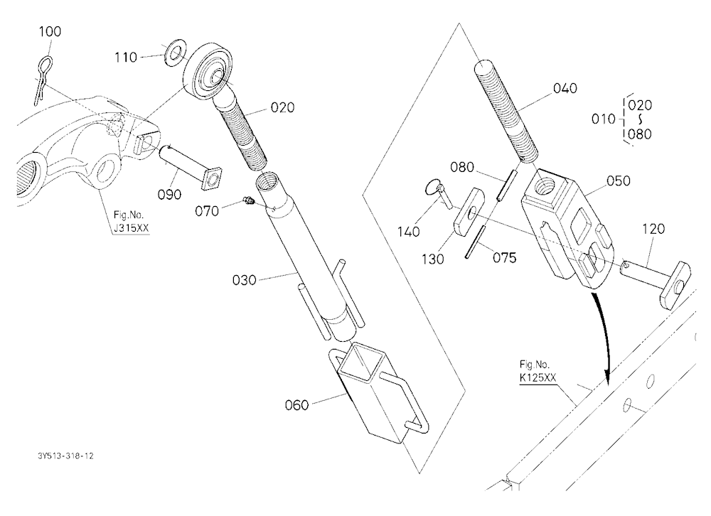 Lift Rod Rh