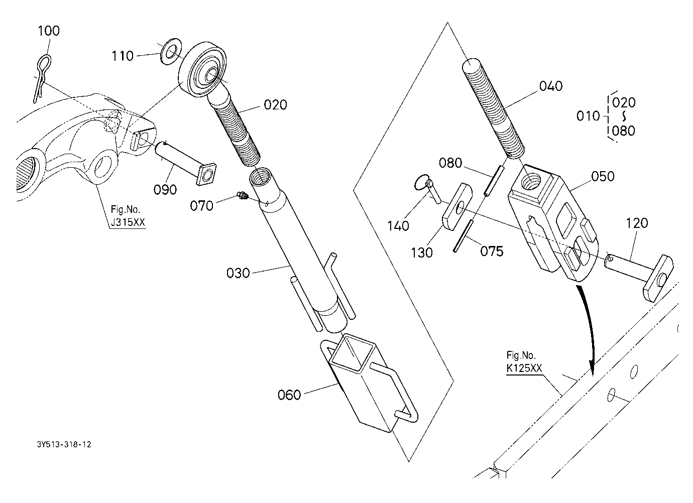 Lift Rod Rh
