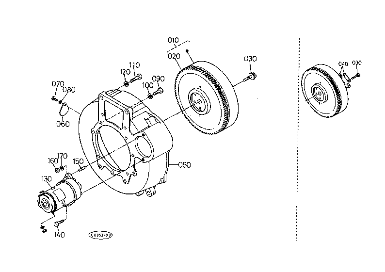 Flywheel And Starter