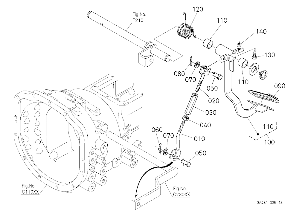 Clutch Pedal [Rops Type]