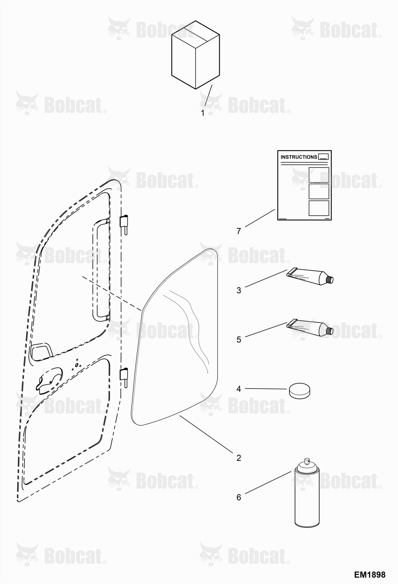 Door Window Kit (Upper Part)