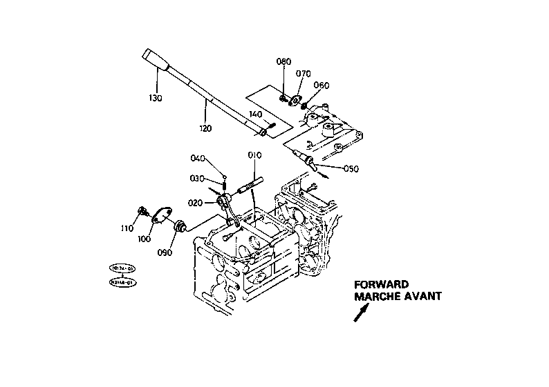 Aux. Speed Change Lever