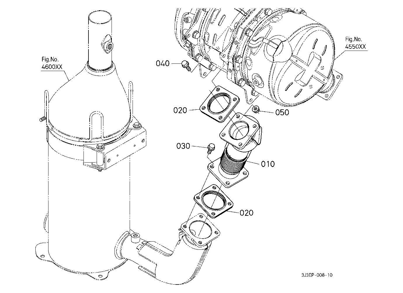 Diesel Particulate Filter Muffler Pipe