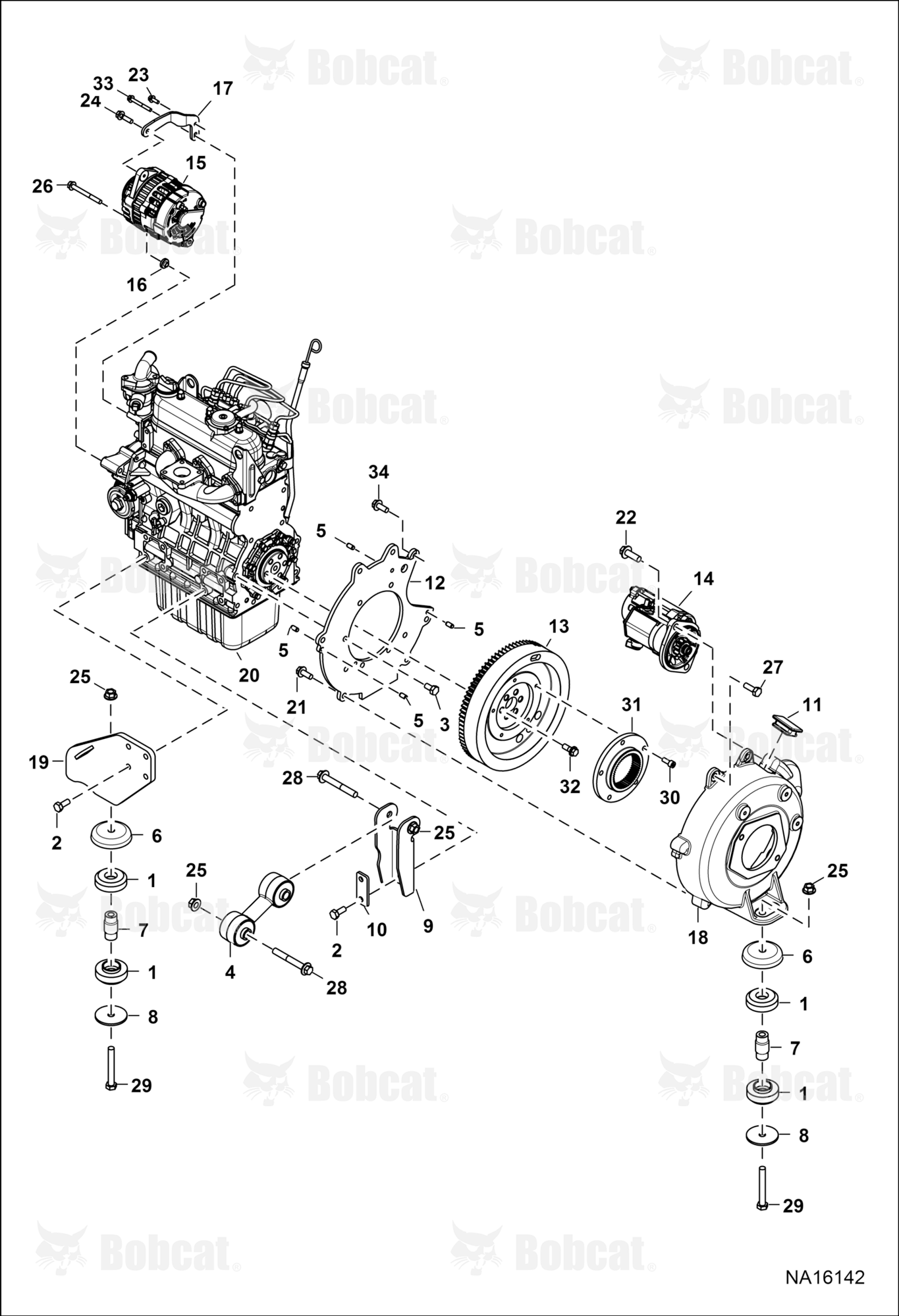 Engine & Attaching Parts (Engine Mounts)