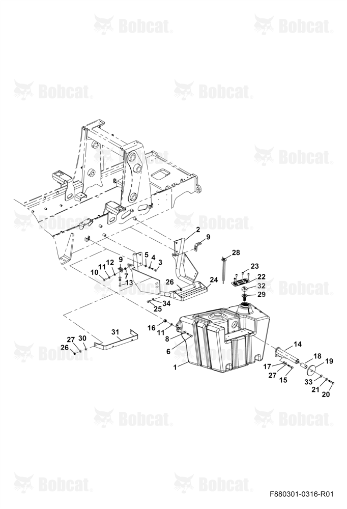 Fuel Tank  B44Z11000 - B44Z11012