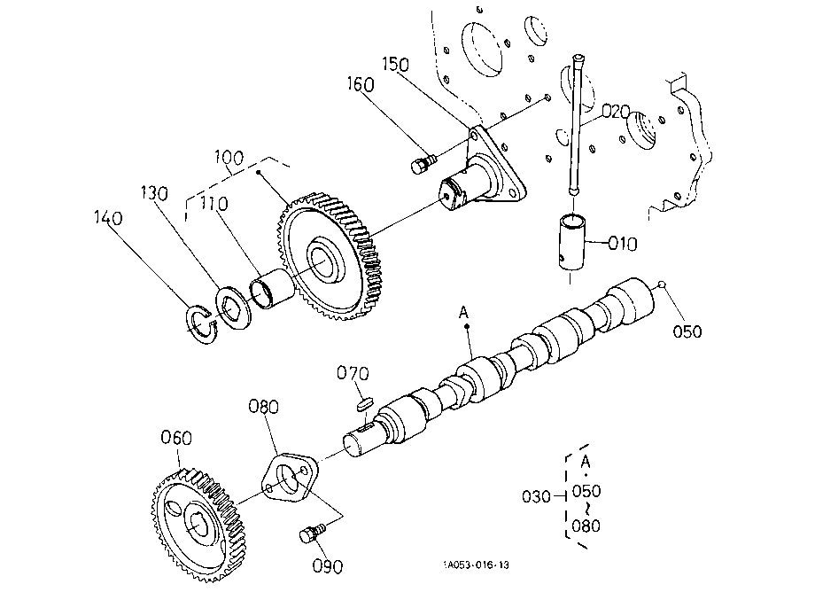 Camshaft And Idle Gear Shaft