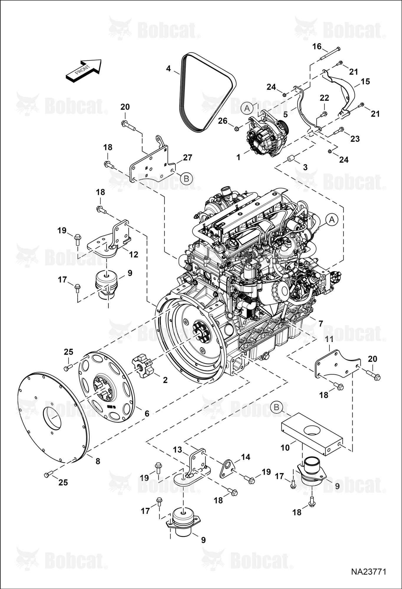 Engine & Attaching Parts (Engine Mounts)