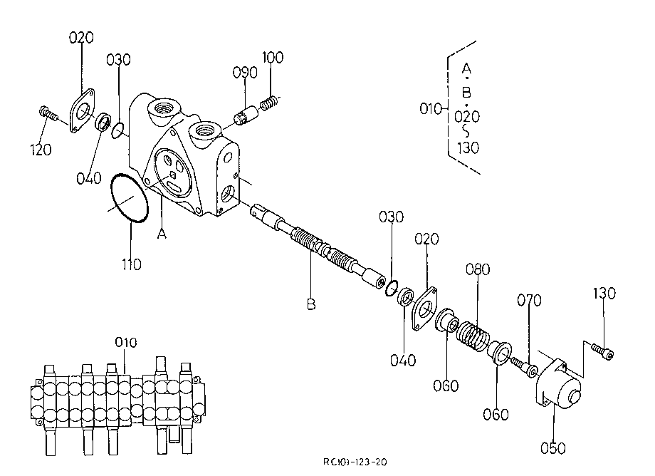 Spool Section (Travel Lh)