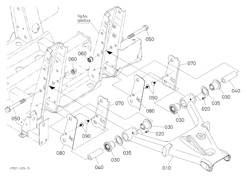 Rear Suspension Arm (Left Upper)