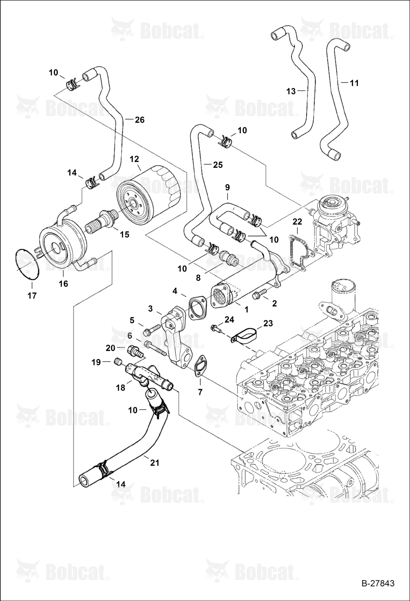 Exhaust Gas Recirculation (EGR Cooler)