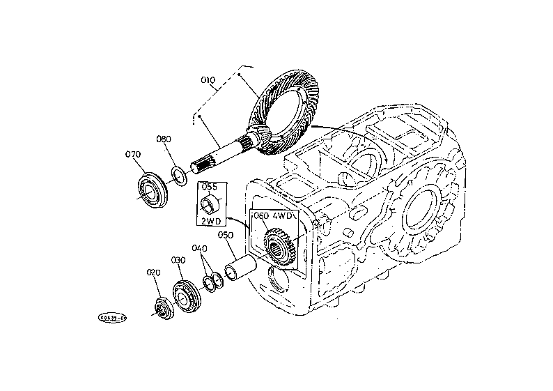 Bevel Gear (Rear)