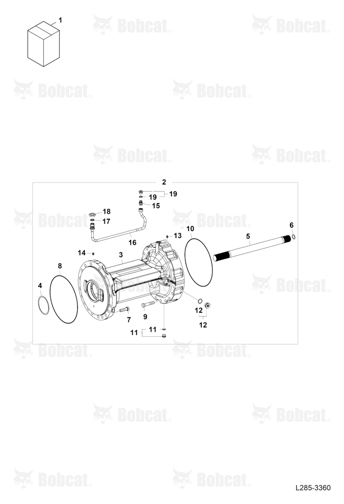 Axle Casing (Rear Axle) (LSD)