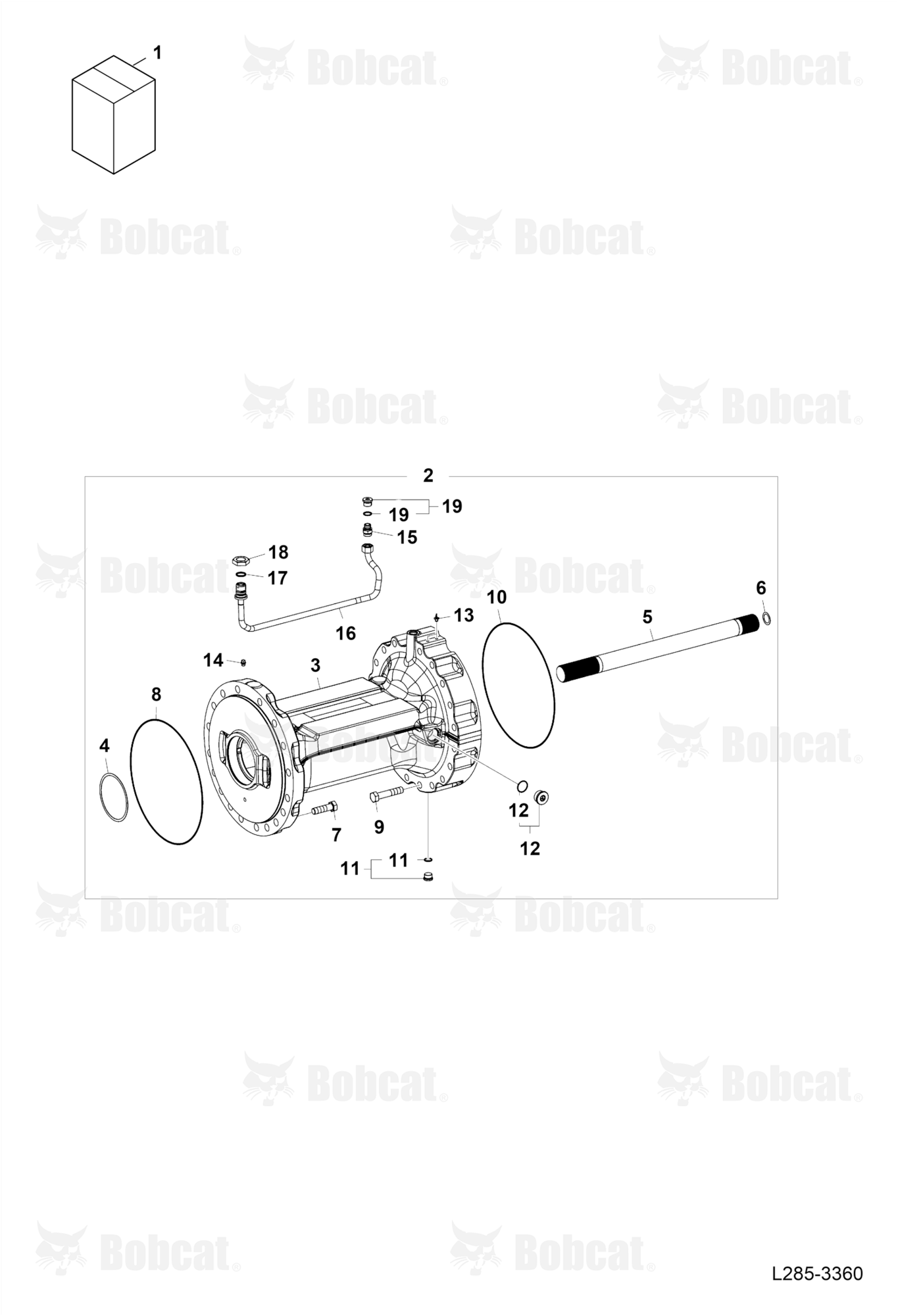 Axle Casing (Rear Axle) (LSD)